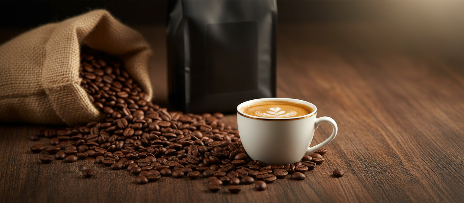 Асортимент кави Ricco Coffee — купажі та моносорти в зернах