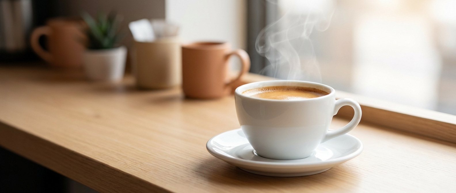 Делікатна ліщинна крема моноарабіки Crema Aroma Italiano Чашка еспресо з кави Ricco Coffee Crema Aroma Italiano з делікатною ліщинною кремою