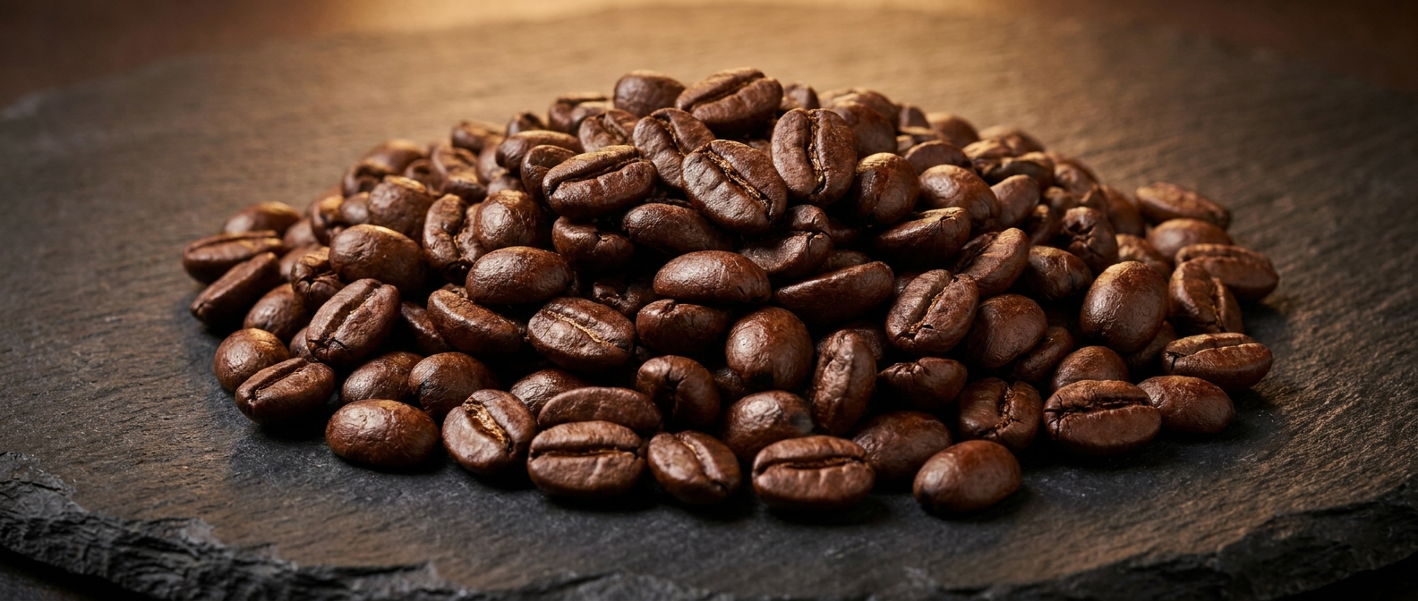 Зерна кави Ricco Coffee Super Aroma Black — купаж 70% арабіки і 30% робусти середньої обсмажки