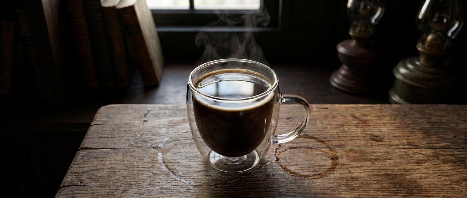 Чашка американо з кави Ricco Coffee Super Aroma Black — насичений шоколадний смак