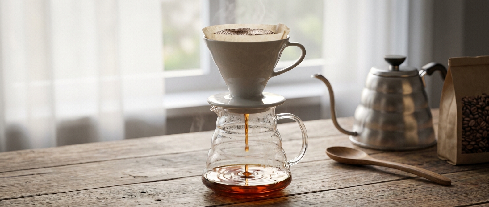 Колумбія Супремо у V60 — single origin фільтрова чашка Заварювання Ricco Coffee Колумбія Супремо у V60 — single origin фільтрова чашка