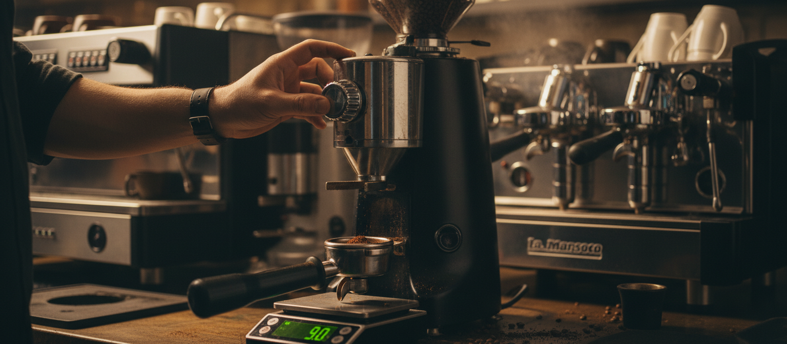 Калібрування помелу і дози 9 г під машину закладу — нормальний постачальник кави дає таблицю налаштувань під вашу модель