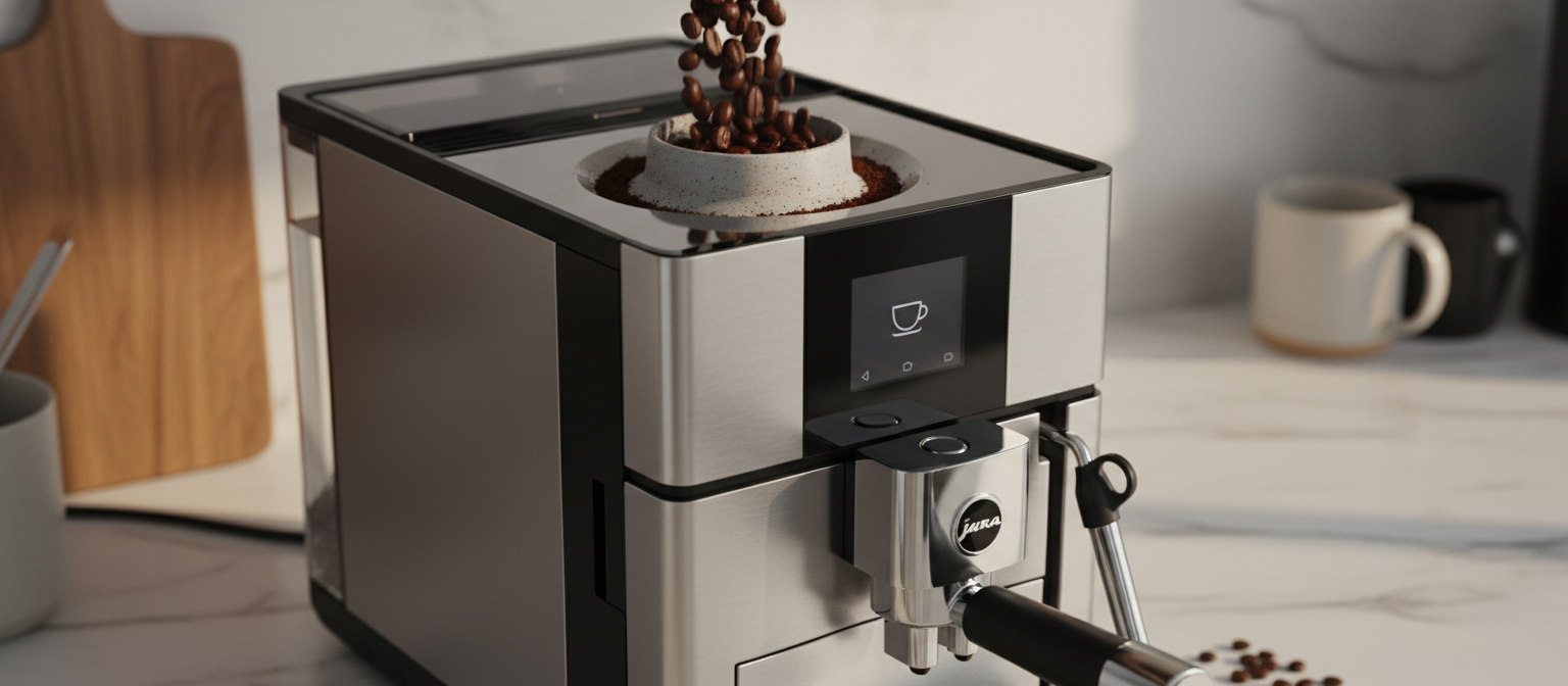 Кава для Jura — зернова Ricco Coffee у керамічному млинку Jura, 4 рекомендовані купажі для серій ENA, E, Z і Giga