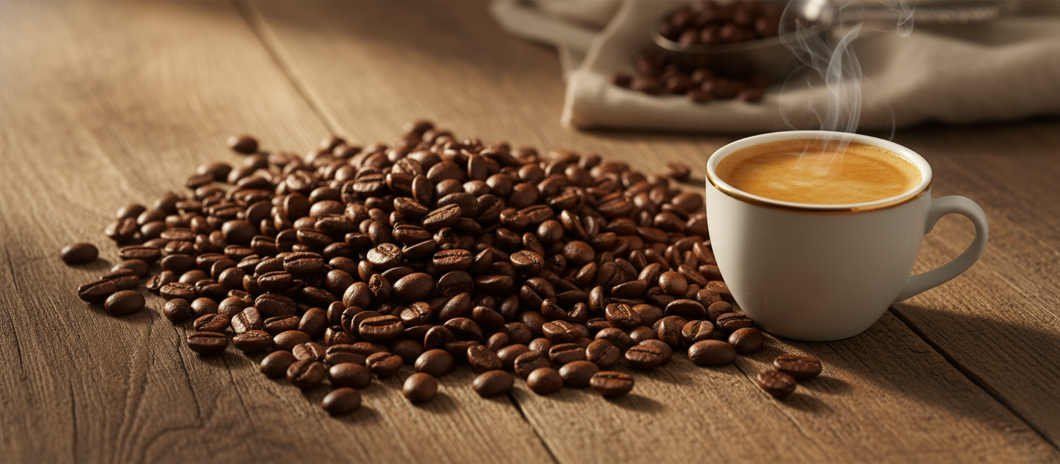Зернова кава з Колумбії Supremo від Ricco Coffee — середня обсмажка, арабіка 100%, наш цех у Дніпрі